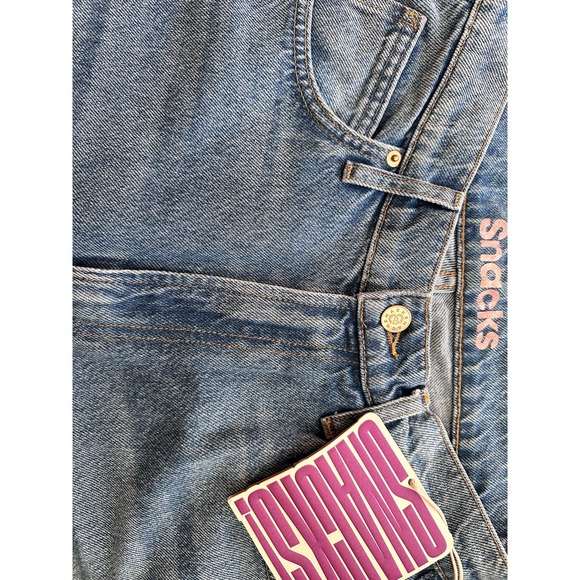 Mother Denim Snacks The Dinner Bell Crop Jeans All You Can Eat Size 26 NWT - Picture 3 of 9